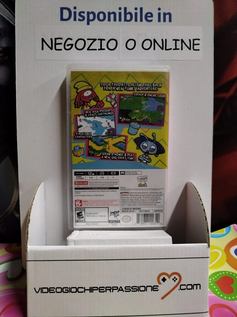 TOE JAM & EARL BACK IN THE GROOVE! NINTENDO SWITCH EDIZIONE AMERICANA