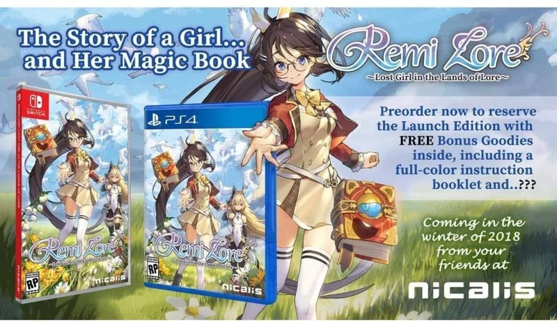 REMI LORE LOST GIRL IN THE LANDS OF LORE NINTENDO SWITCH EDIZIONE AMERICANA