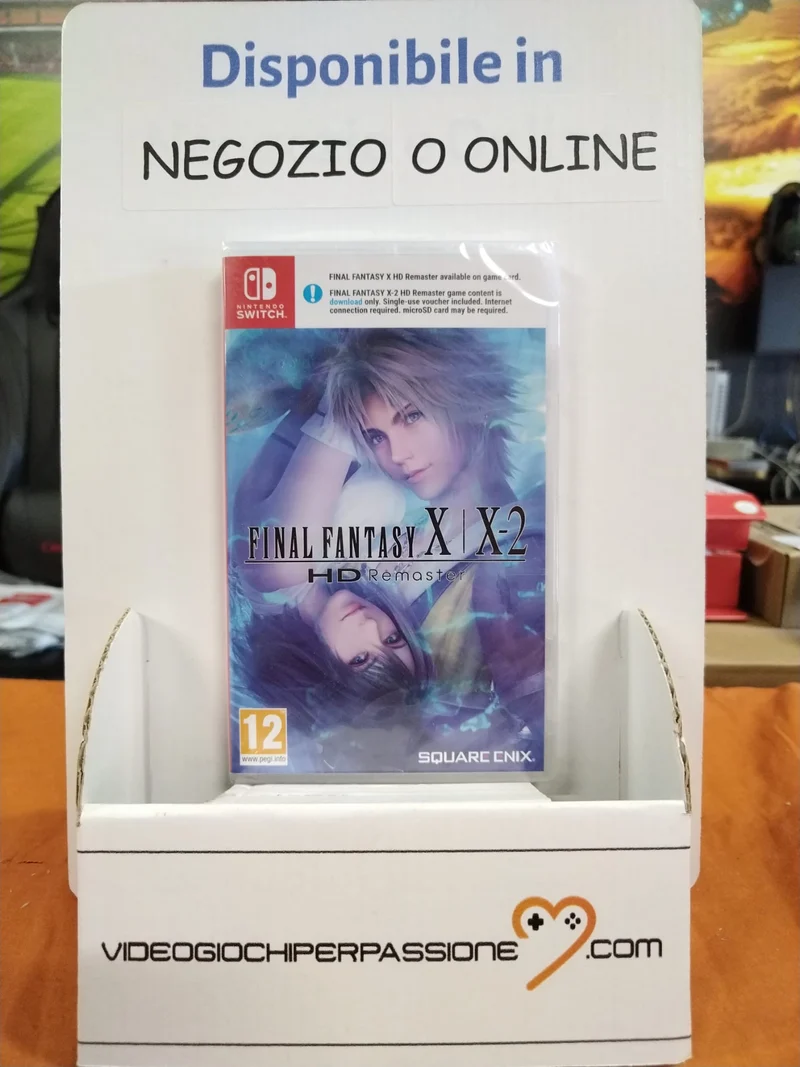 FINAL FANTASY X|X-2 HD REMASTER NINTENDO SWITCH EDIZIONE REGNO UNITO