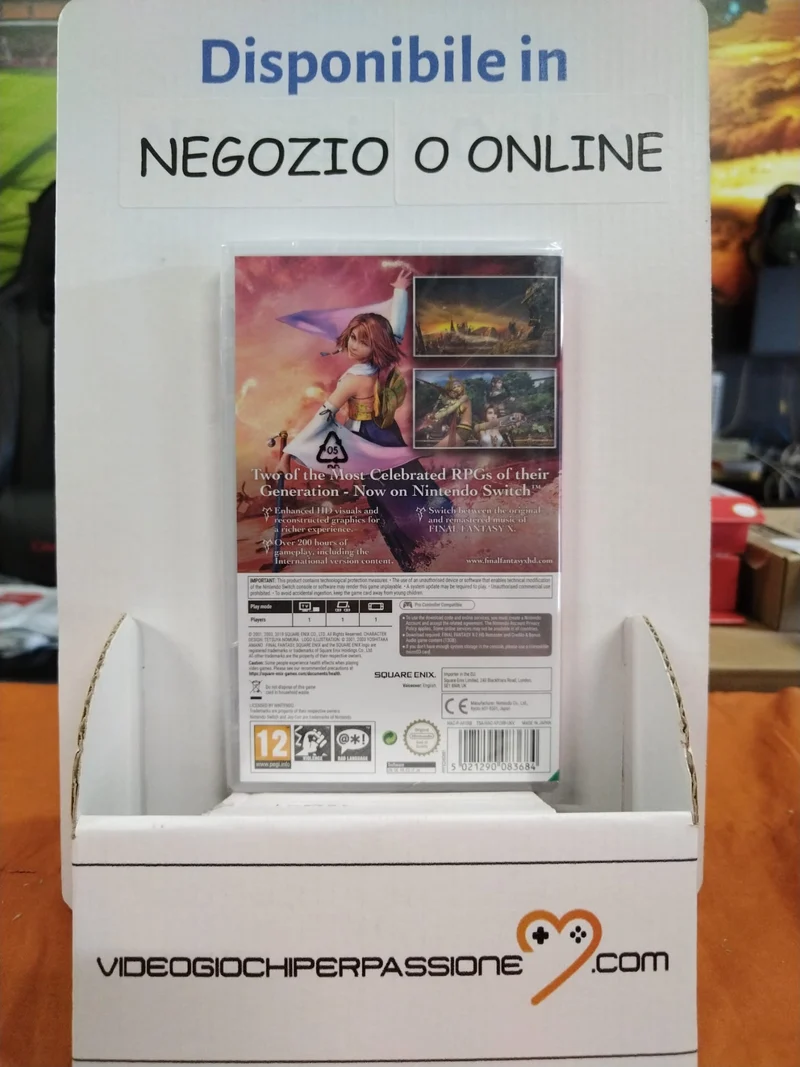 FINAL FANTASY X|X-2 HD REMASTER NINTENDO SWITCH EDIZIONE REGNO UNITO