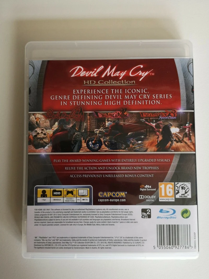 DEVIL MAY CRY HD COLLECTION PLAYSTATION 3 EDIZIONE REGNO UNITO