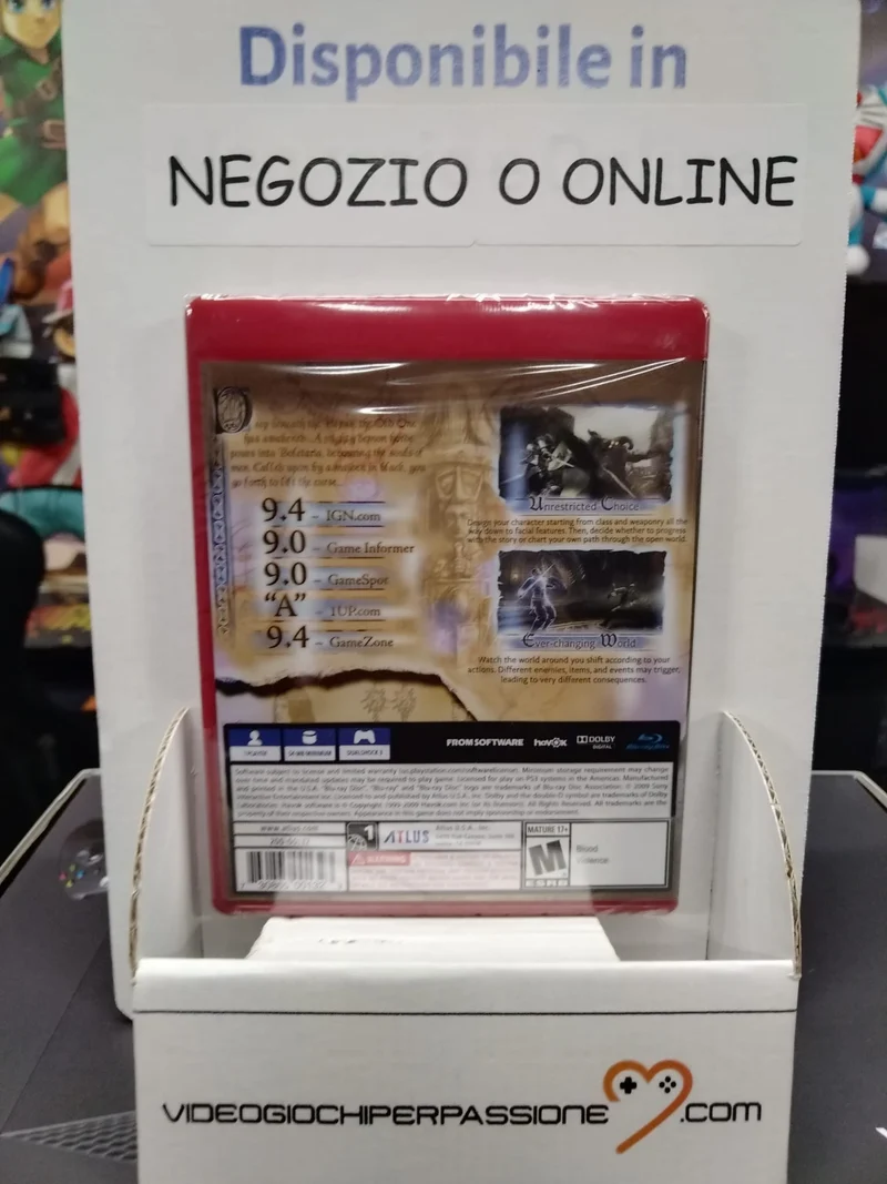 DEMON'S SOULS GREATEST HITS PLAYSTATION 3 EDIZIONE AMERICANA