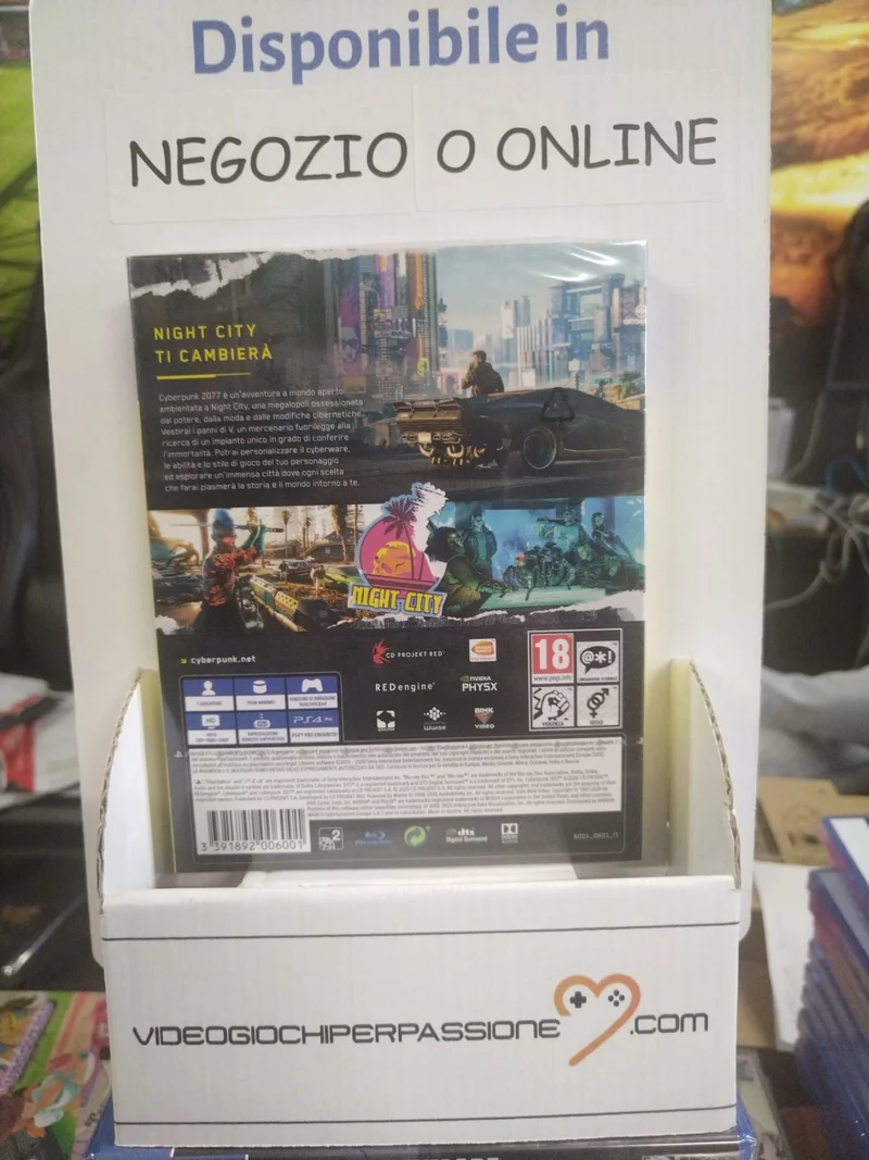 Cyberpunk 2077 Day One Edition Playstation 4 Edizione Italiana