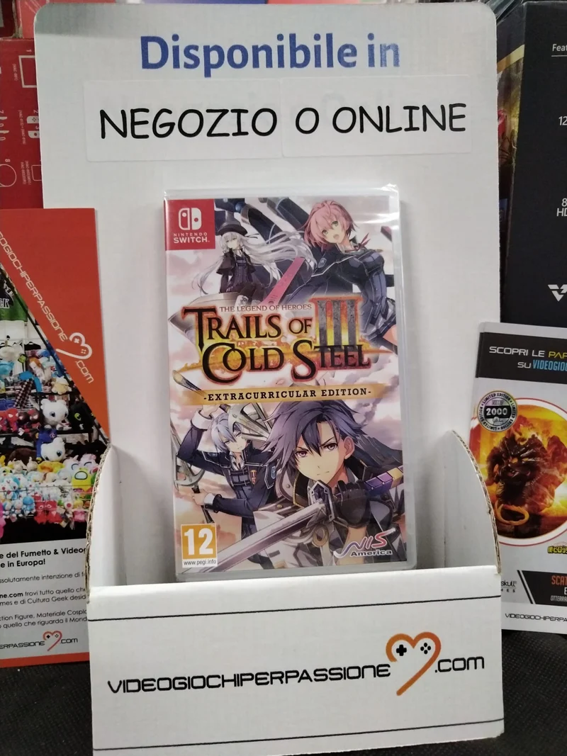 THE LEGEND OF HEROES: TRAILS OF COLD STEEL 3 EXTRACURRICULAR EDITION NINTENDO SWITCH EDIZIONE ITALIANA