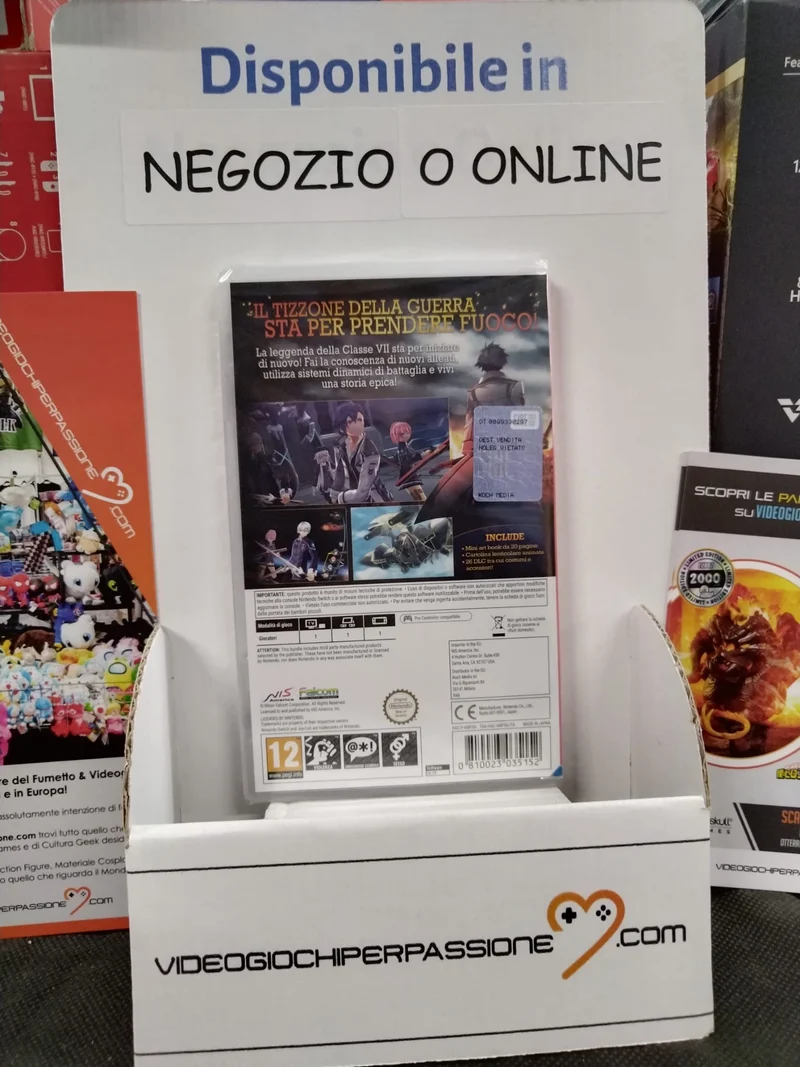 THE LEGEND OF HEROES: TRAILS OF COLD STEEL 3 EXTRACURRICULAR EDITION NINTENDO SWITCH EDIZIONE ITALIANA