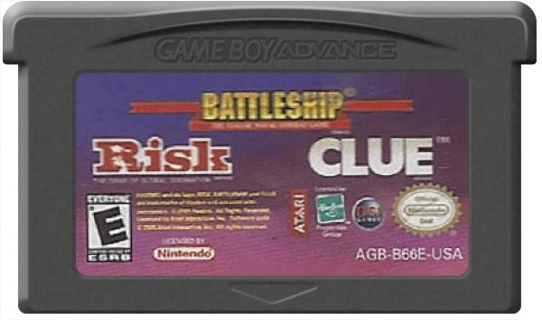 Risk and Battleship and Clue - Nintendo Game Boy Advance