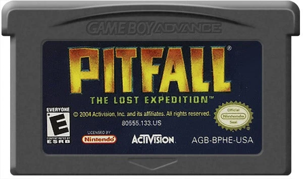 Pitfall The Lost Expedition - Nintendo Game Boy Advance