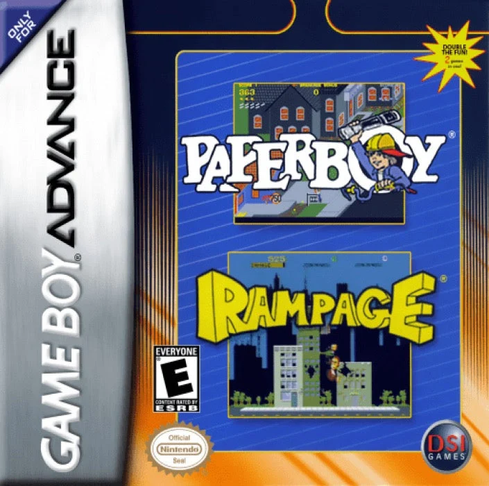 Paperboy & Rampage - Nintendo Game Boy Advance