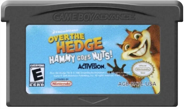 Over the Hedge Hammy Goes Nuts - Nintendo Game Boy Advance