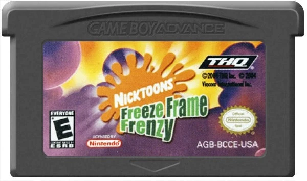 Nicktoons Freeze Frame Frenzy - Nintendo Game Boy Advance