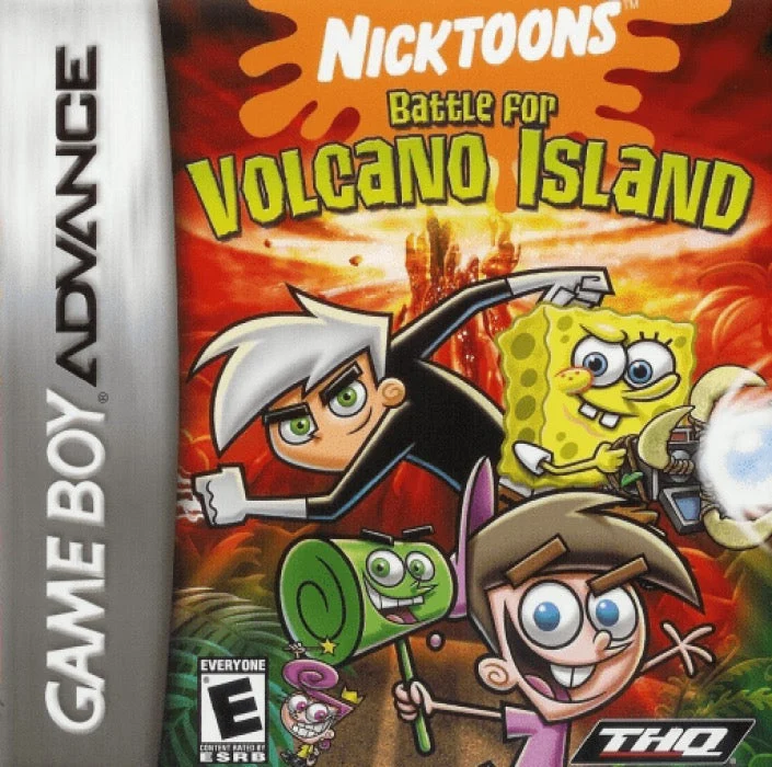 Nicktoons Battle for Volcano Island - Nintendo Game Boy Advance