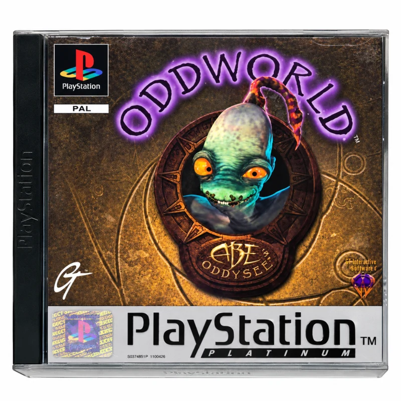 Oddworld Abe's Exoddus PS1 Platinum - Usato