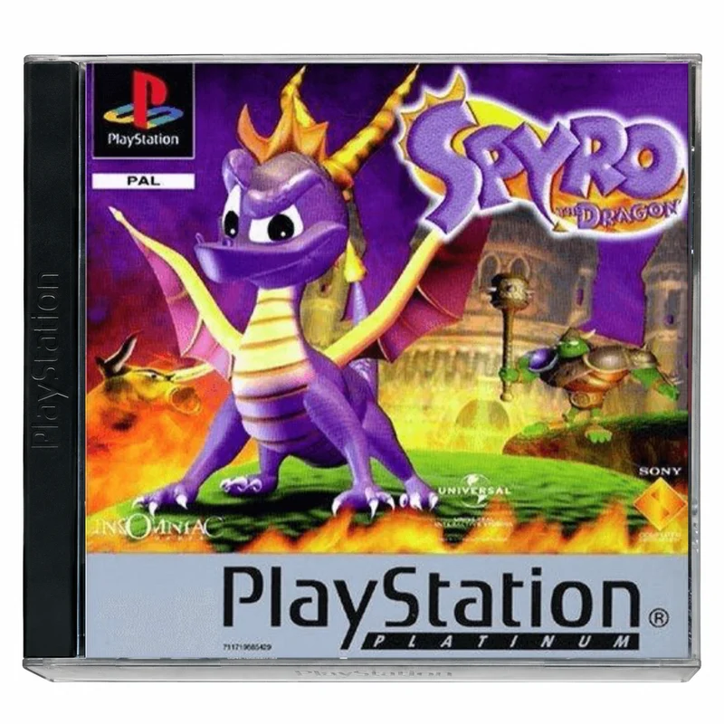Spyro the Dragon PS1 Platinum - Usato