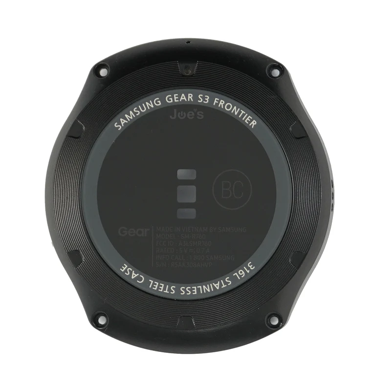 Samsung Gear S3 Back Housing Cover Glass Housing Charging - Parts