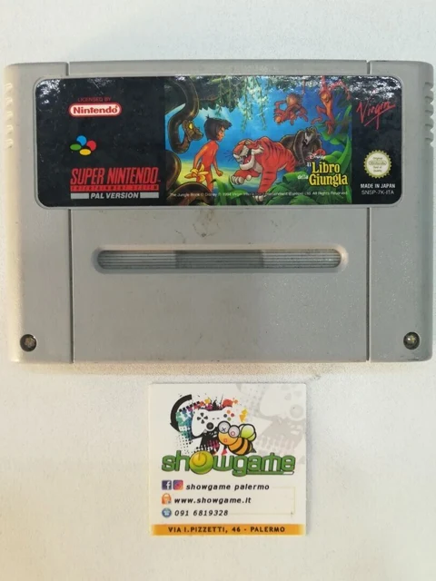 Il Libro della Giungla (solo cartuccia) SNES - Usato