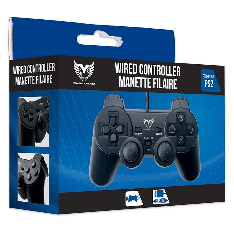 Controller PS2 Wired Nero Freaks