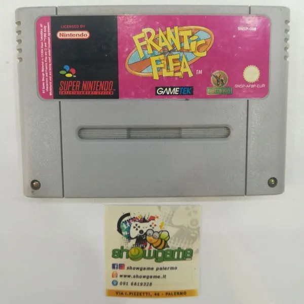 Frantic Flea (solo cartuccia) SNES - Usato