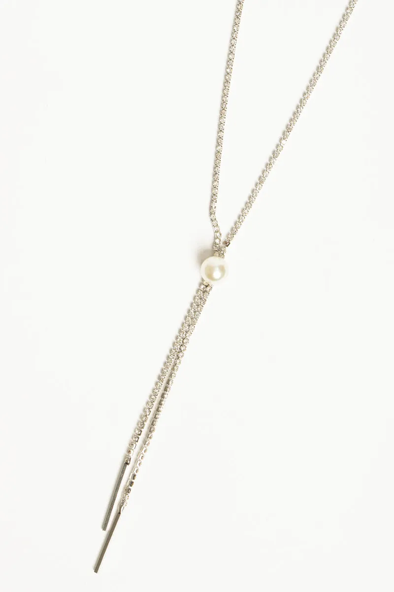 Collana catena con sfera
