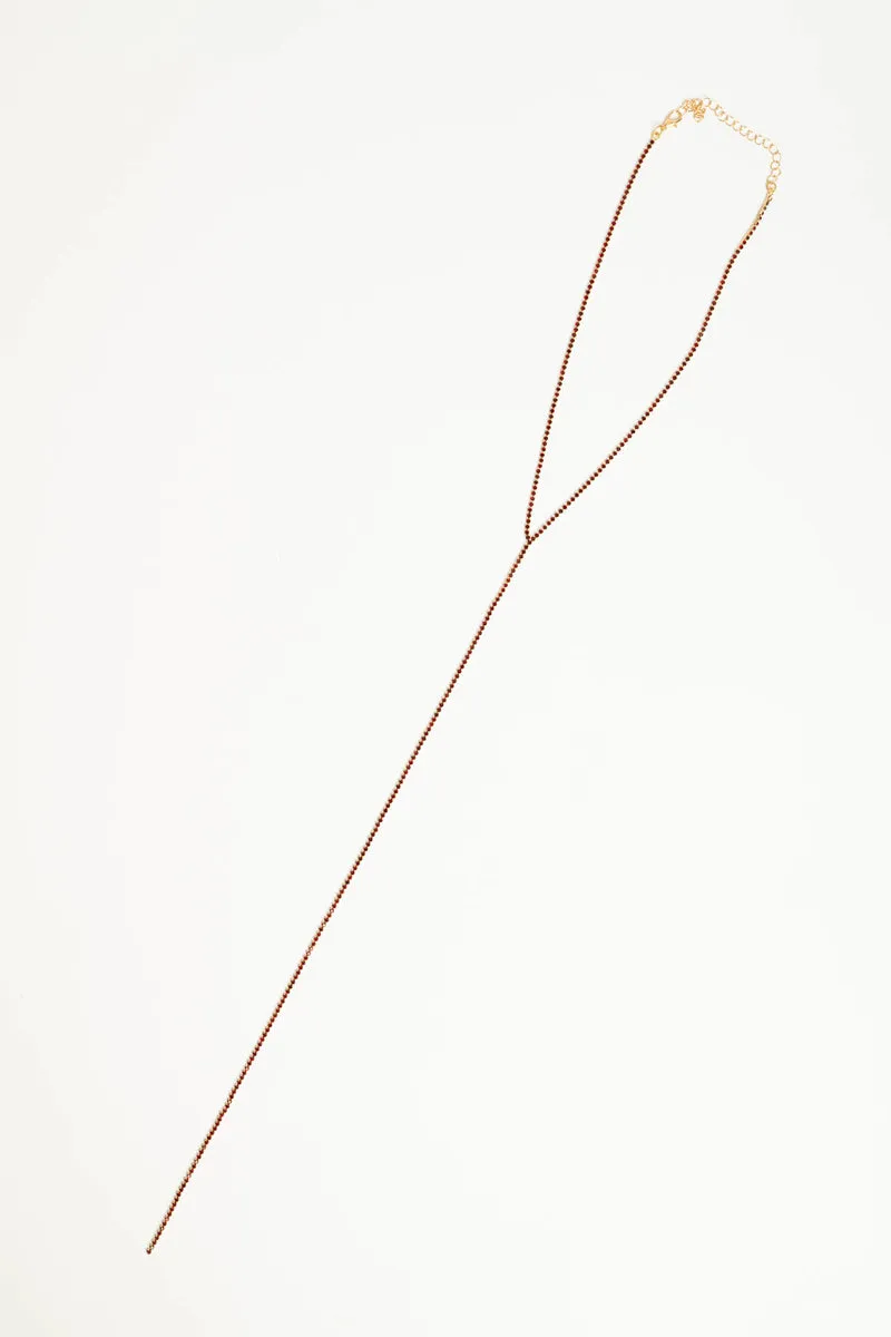 Collana sottile lunga