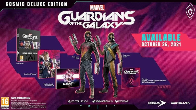Marvel Guardians of the Galaxy Ed. Deluxe Cosmica PS4 - Usato