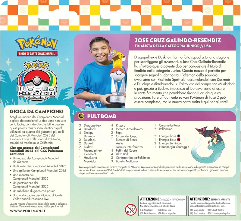 Pokémon Mazzo dei Campionati Mondiali 2025 ITA