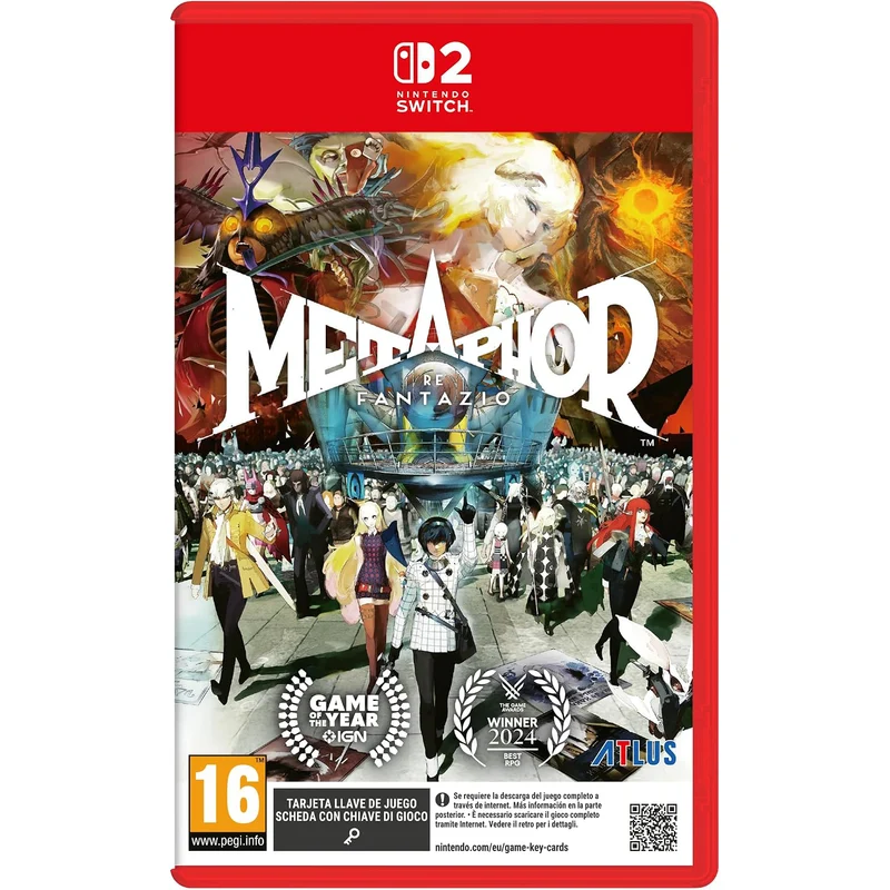 Metaphor ReFantazio Steelbook Edition (G-Key) Switch 2