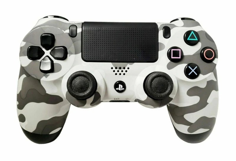 Sony PlayStation 4 PS4 White Camo DualShock Wireless Controller