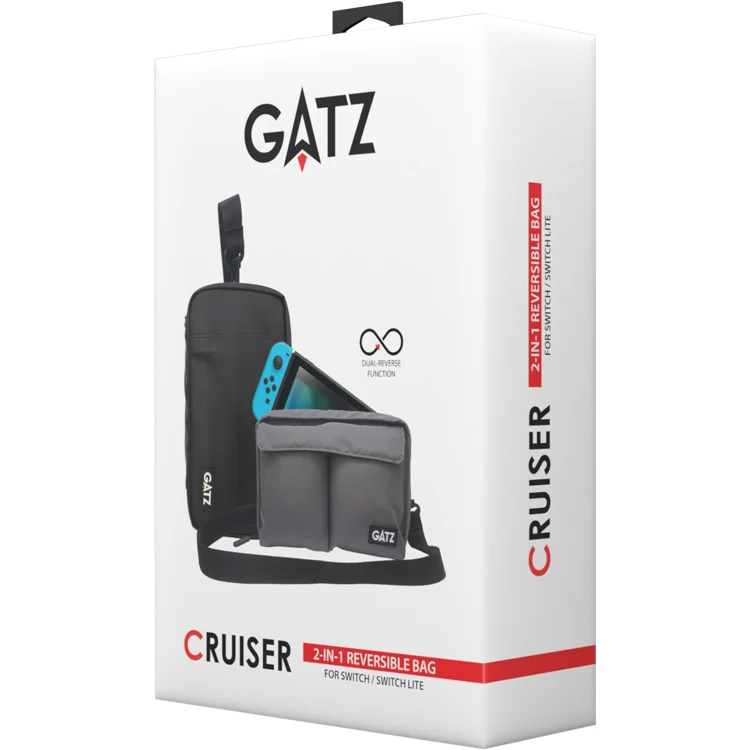 Gatz Cruiser 2-In-1 Reversible Bag for Nintendo Switch 2 / Gen 1 & 2 / Lite / OLED