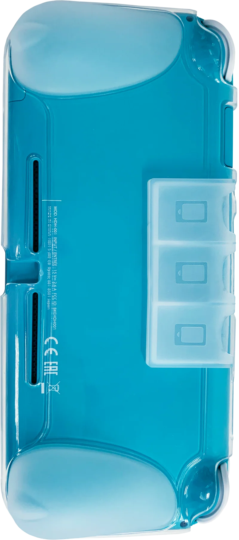Gatz Exo-Suit Card Slot Grip Case for Nintendo Switch Lite (TPU Case + Tempered Glass Screen Protector + Analog Caps)