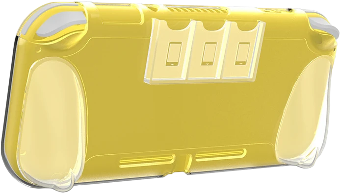 Gatz Exo-Suit Card Slot Grip Case for Nintendo Switch Lite (TPU Case + Tempered Glass Screen Protector + Analog Caps)