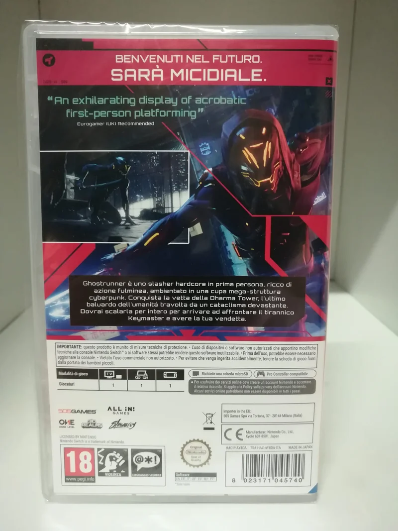 Ghostrunner Nintendo Switch Edizione Italiana