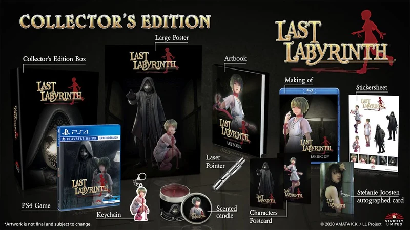 Last Labyrinth Collector's Edition Playstation 4 ( Playstation VR Necessario) Edizione Tedesca