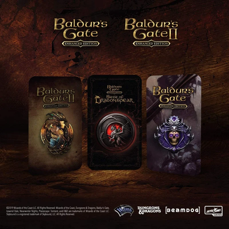 Baldur's Gate Enhanced und Collector's Edition -PS4 (versione inglese)