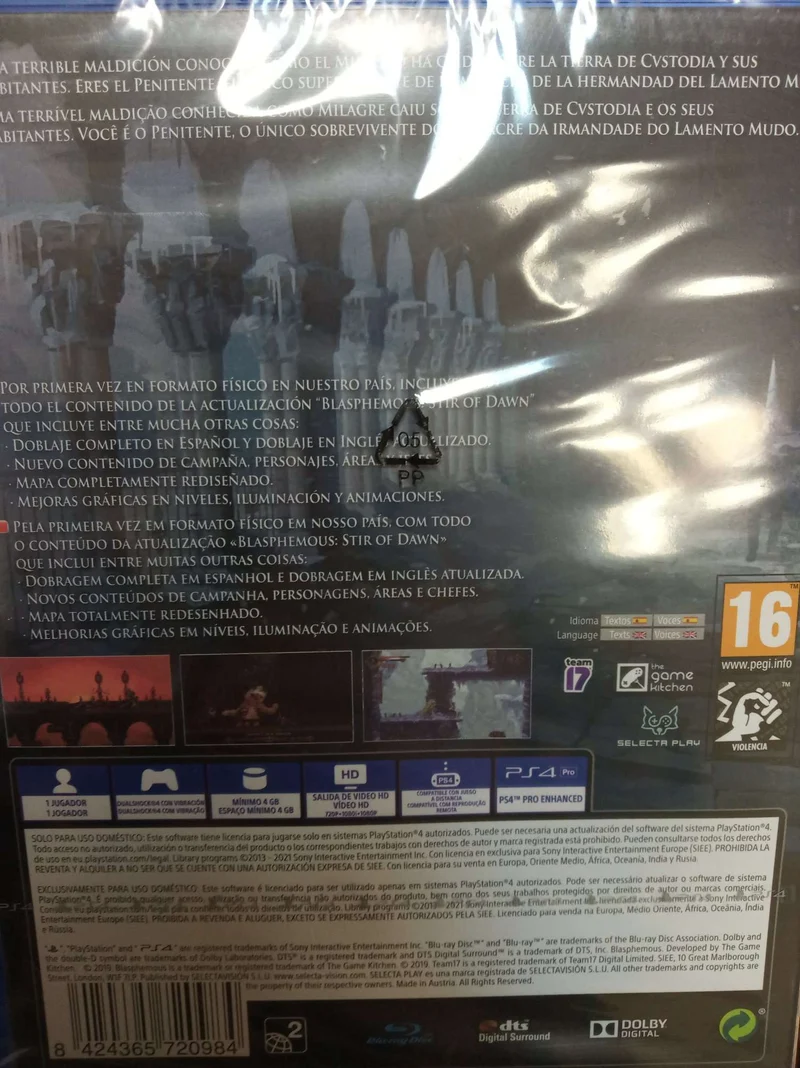 Blasphemous Playstation 4 Edizione Europea
