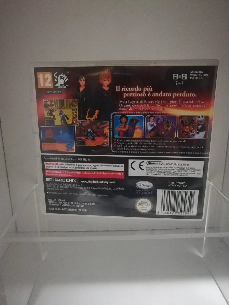 KINGDOM HEARTS 358/2 DAYS NINTENDO DS (versione italiana -usato garantito)