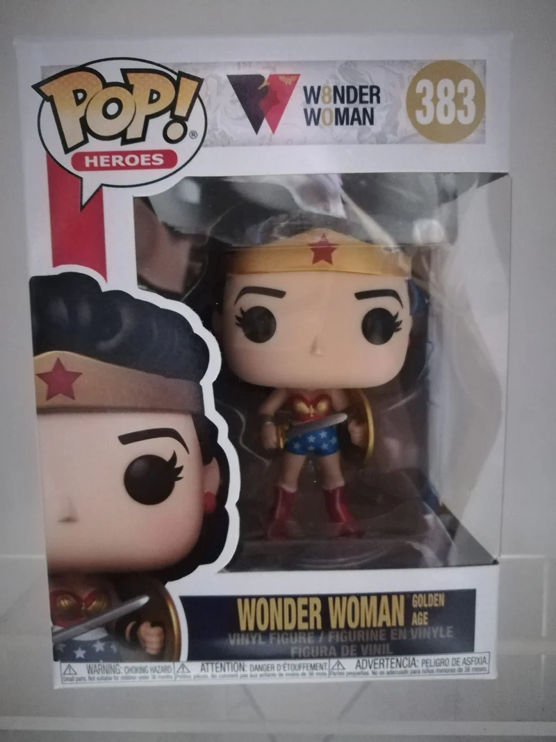 Wonder Woman 80th Anniversary POP! Heroes Classic WW w/Shield & Sword (1950's)