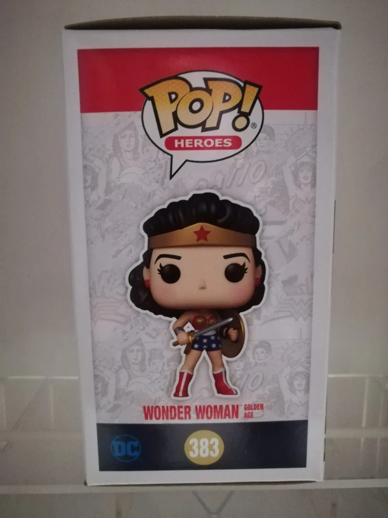 Wonder Woman 80th Anniversary POP! Heroes Classic WW w/Shield & Sword (1950's)