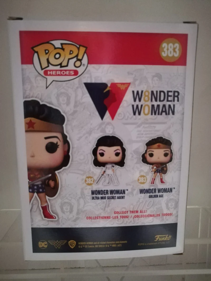 Wonder Woman 80th Anniversary POP! Heroes Classic WW w/Shield & Sword (1950's)