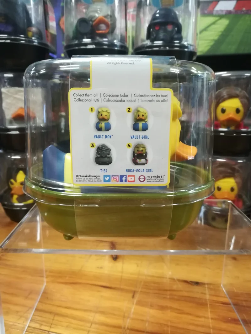 cosplaying ducks TUBBZ FALLOUT VAULT BOY