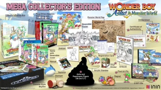 Wonder Boy : Asha In Monster World Mega Collector's Edition - Playstation 4 Edizione Europea