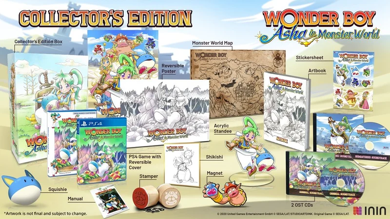 Wonder Boy : Asha In Monster World Collector's Edition - Playstation 4 Edizione Europea