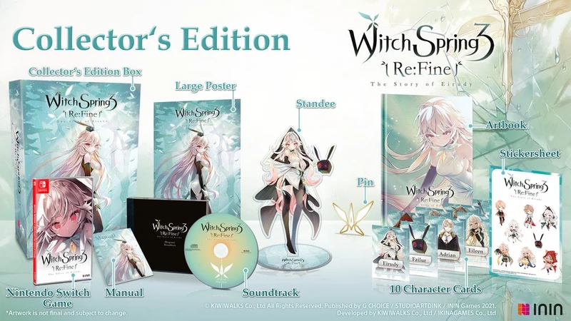 WitchSpring 3 Re: fine - The Story of Eirudy Collector's Edition - Nintendo Switch Edizione Europea