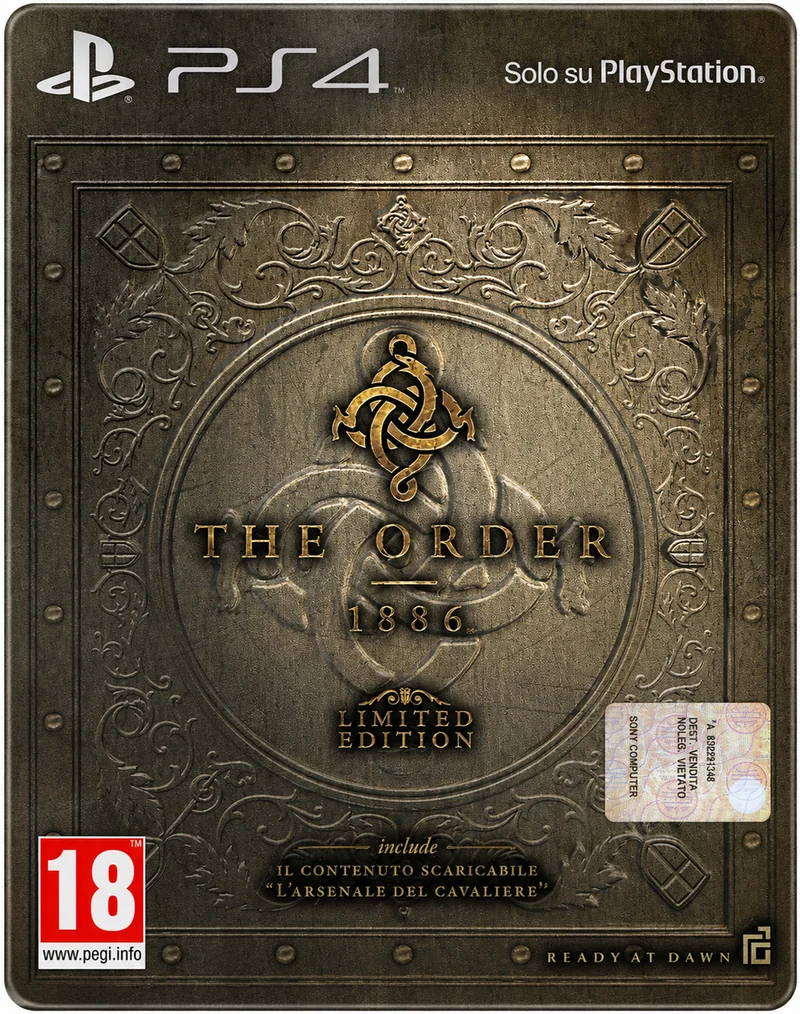 The Order 1886 Limited Edition Steelbook PS4 - Usato