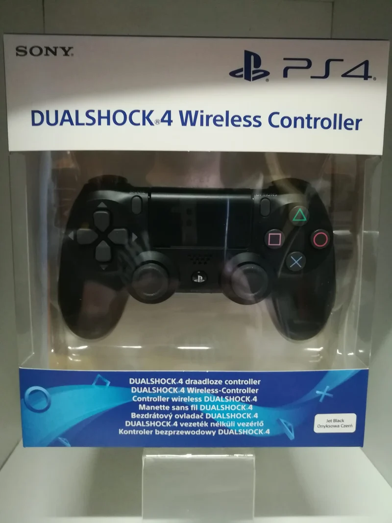 CONTROLLER PlayStation 4 JET BLACK SONY DUALSHOCK 4 (ORIGINALE)