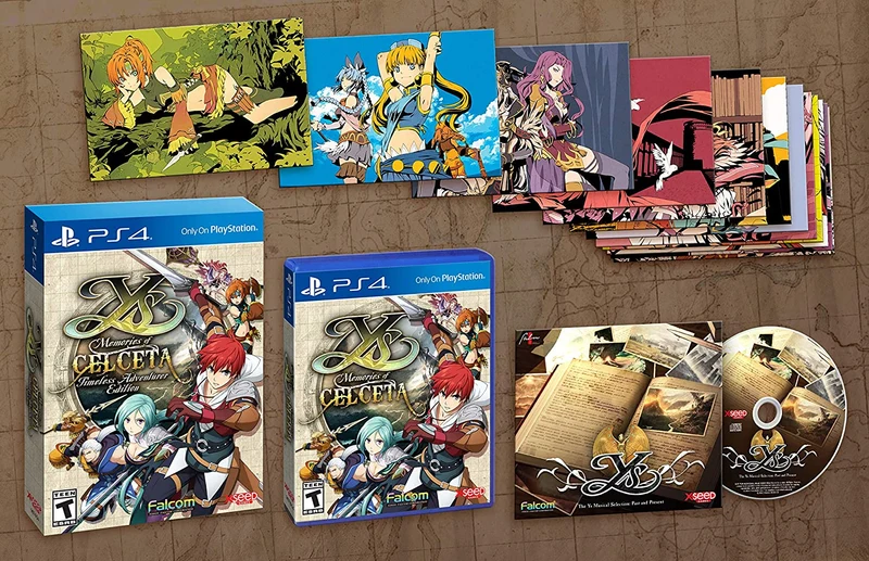 Ys: Memories of Celceta - Timeless Adventurer - PlayStation 4 Edizione Americana