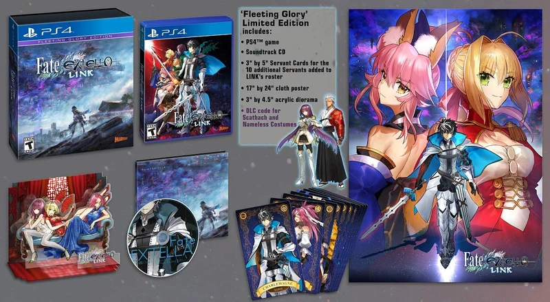 Fate / EXTELLA Link - Fleeting Glory Limited Edition - PlayStation 4 Edizione Americana