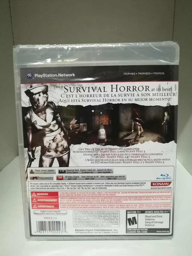 Silent Hill HD Collection Playstation 3 Edizione Americana (funziona con qualsiasi ps3)