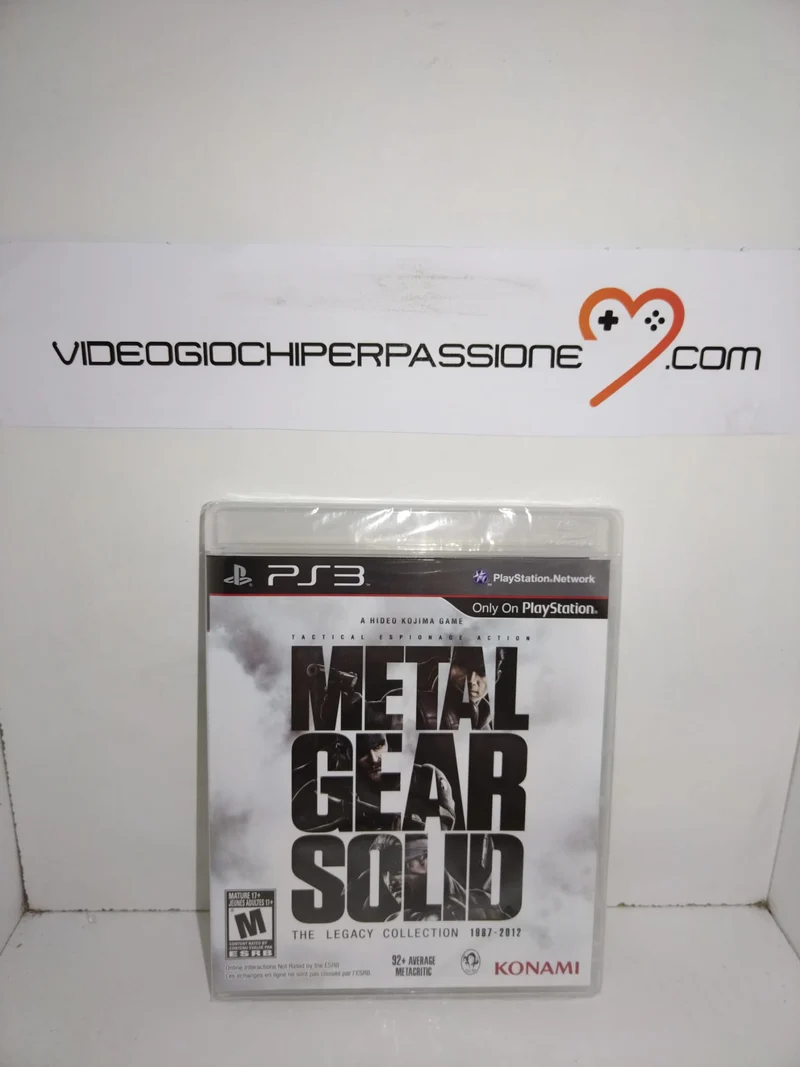 Metal Gear Solid The Legacy Collection Playstation 3 Edizione Americana( No ArtBook)