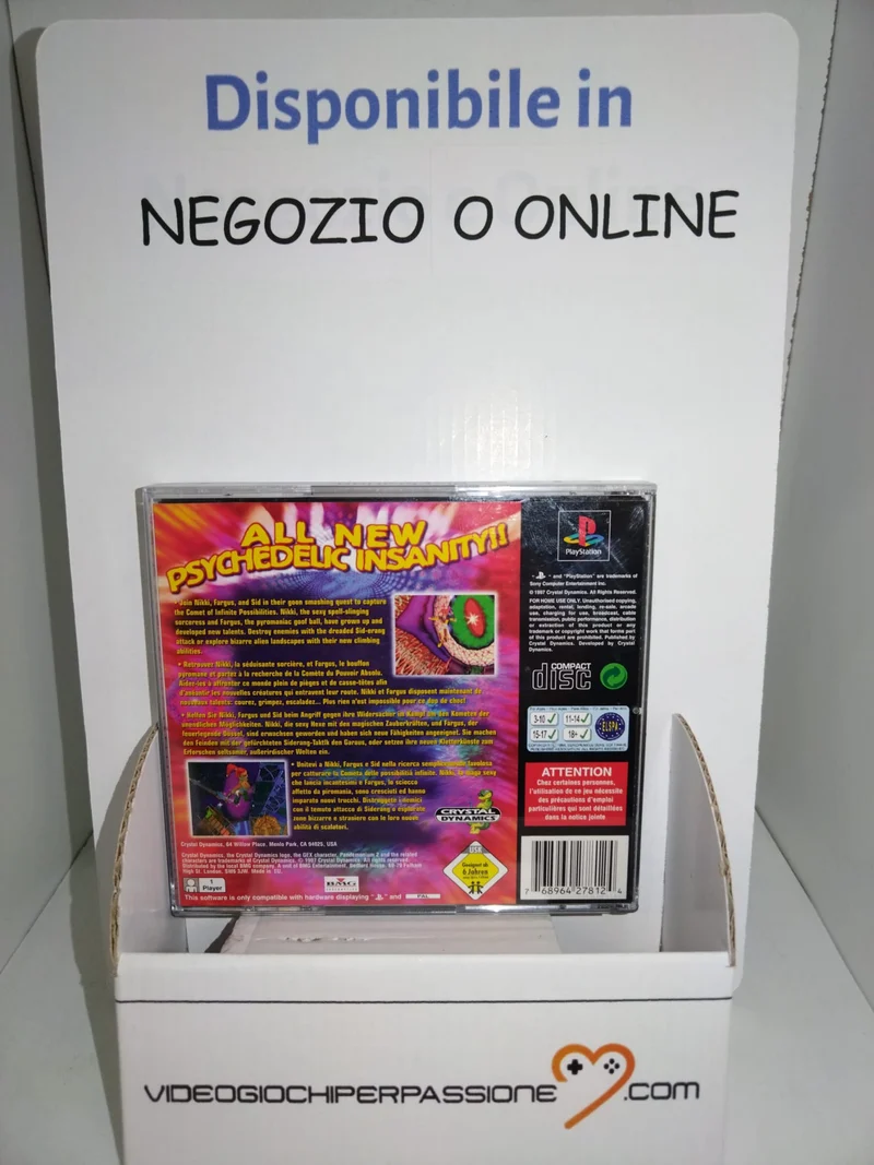 PANDEMONIUM 2 PS1 (usato garantito)(versione europea)