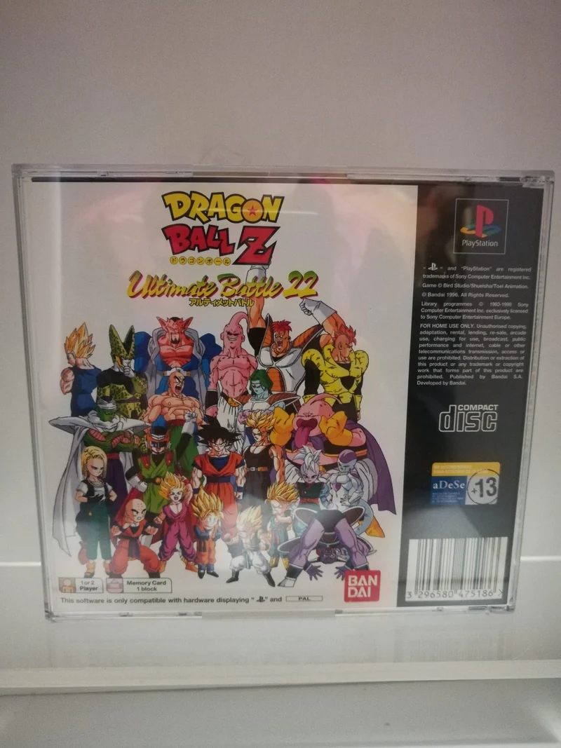 DRAGON BALL Z ULTIMATE BATTLE 22 PS1 (usato garantito)
